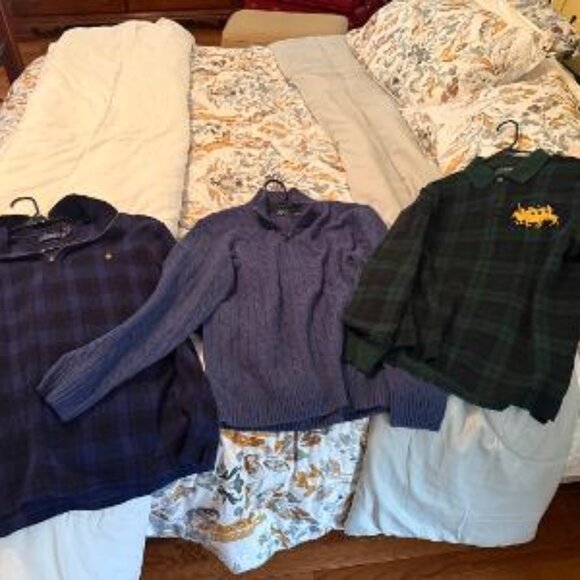 New Without Tags - Ralph Lauren Bundle - Large three 1/4 zip Polos long sleeve - Picture 4 of 7